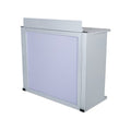Headliner HL30081 Solana Portable DJ Booth - White - MusicMarket