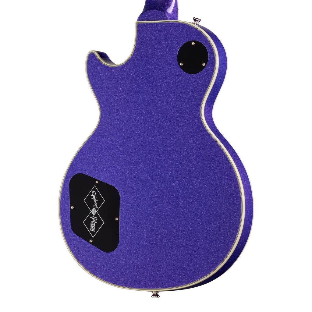 Epiphone Les Paul Custom Electric Guitar - Amethyst Sparkle - View 4 | MusicMarket