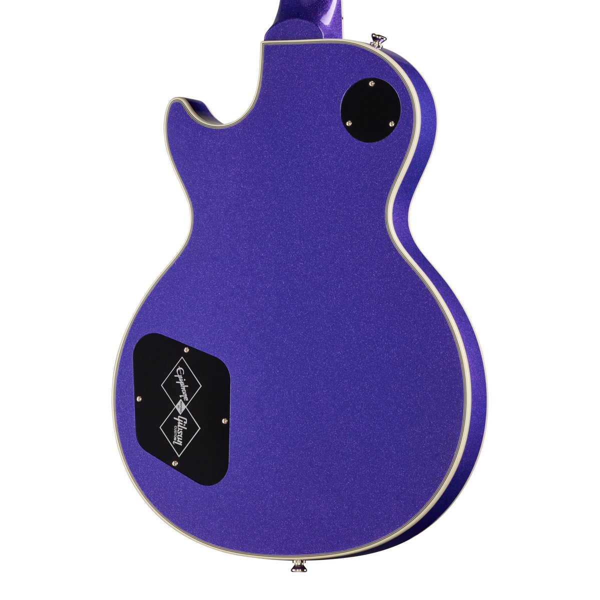 Epiphone Les Paul Custom Electric Guitar - Amethyst Sparkle - View 4 | MusicMarket