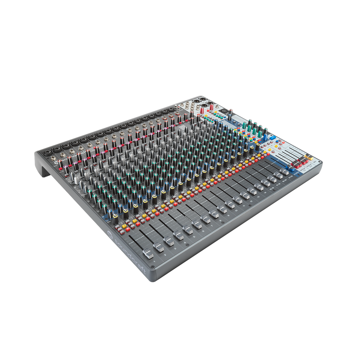Soundcraft Signature Plus 22 Mixer with Lexicon and 4x4 USB-C Interface - View 3 | MusicMarket