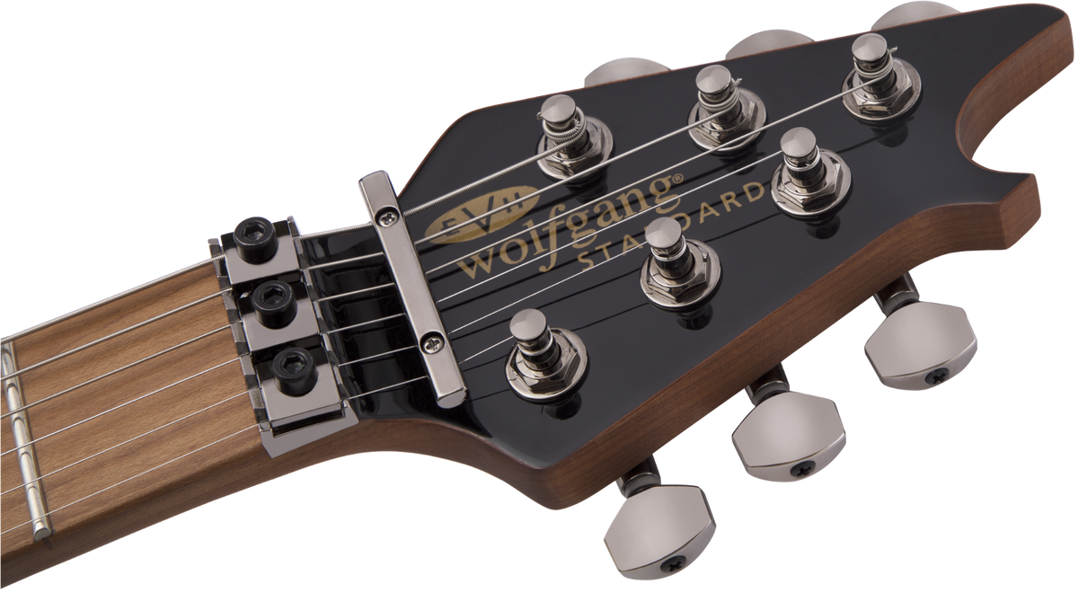 EVH Wolfgang® Standard QM Electric Guitar Baked Maple Fingerboard, Black Fade - View 7 | MusicMarket