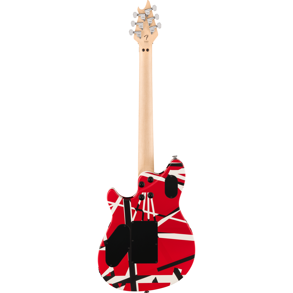 EVH Wolfgang Special Striped Series Electric Guitar - Red, Black, and White - View 3 | MusicMarket