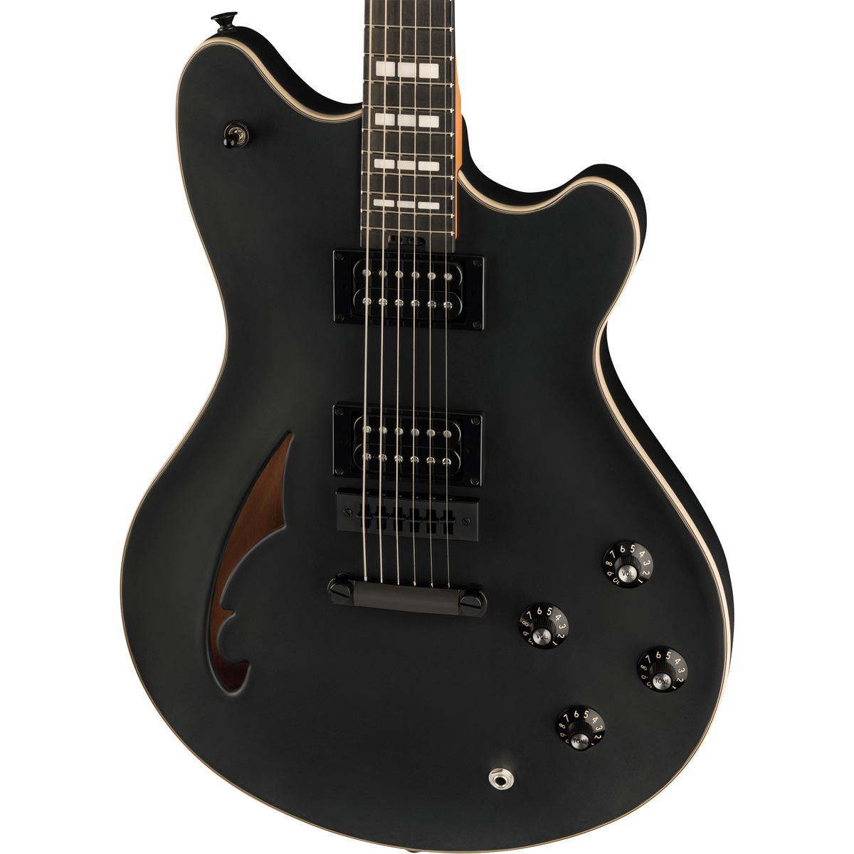 EVH SA-126 Special Semi-Hollow Electric Guitar - Stealth Black - MusicMarket