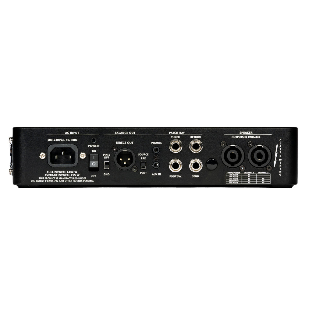 Gallien-Krueger Legacy 1200 1200-Watt Ultralight Bass Guitar Head Amplifier - View 4 | MusicMarket
