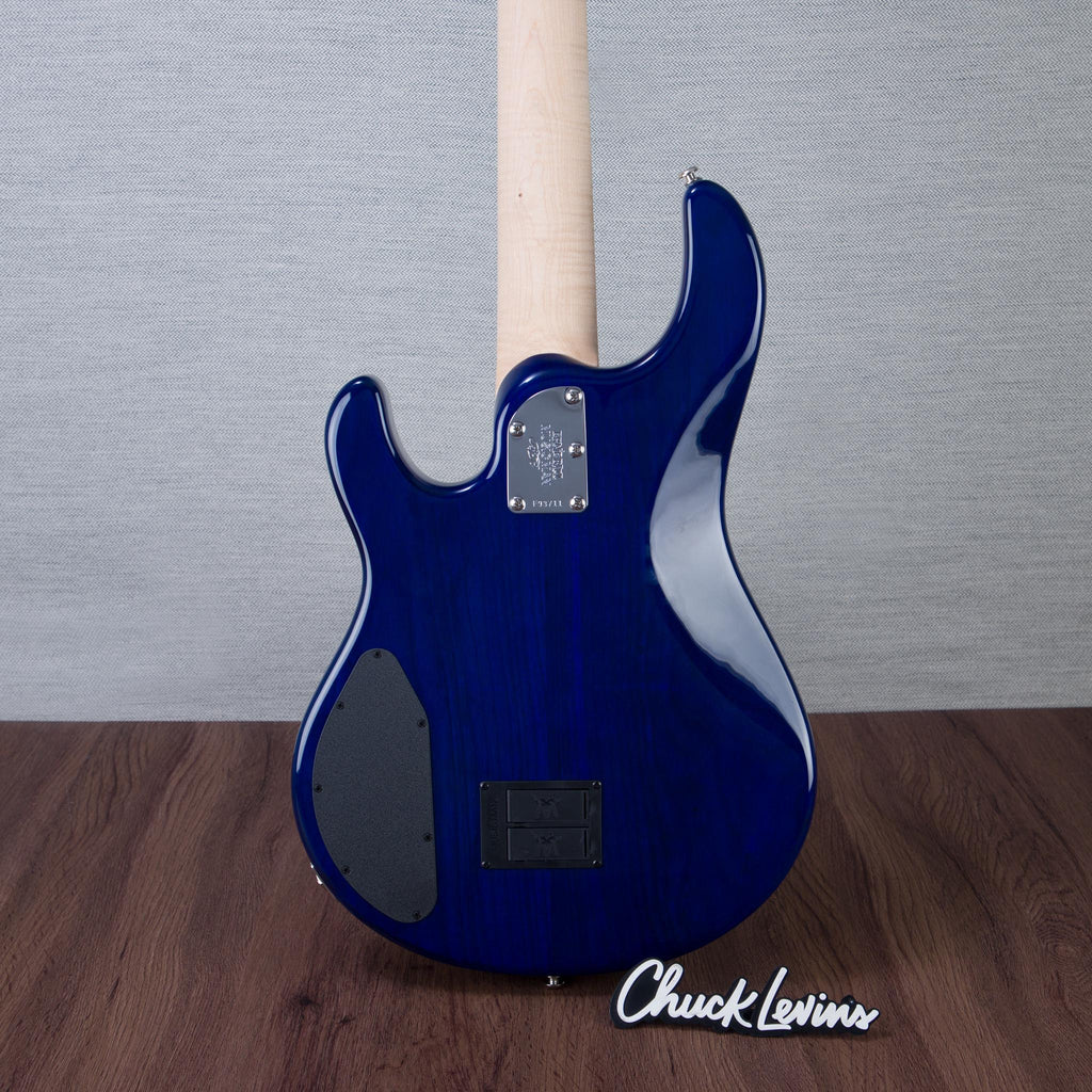 Ernie Ball Music Man Ball Family Reserve StingRay 5 HH 5-String Electric Bass Guitar - Paua Blue Burst - #F93711 -