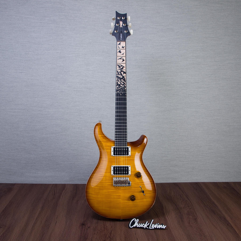 PRS Limited Edition Custom 24 "Birds of a Feather" Electric Guitar - Honey Gold - #0430904 - View 2 | MusicMarket