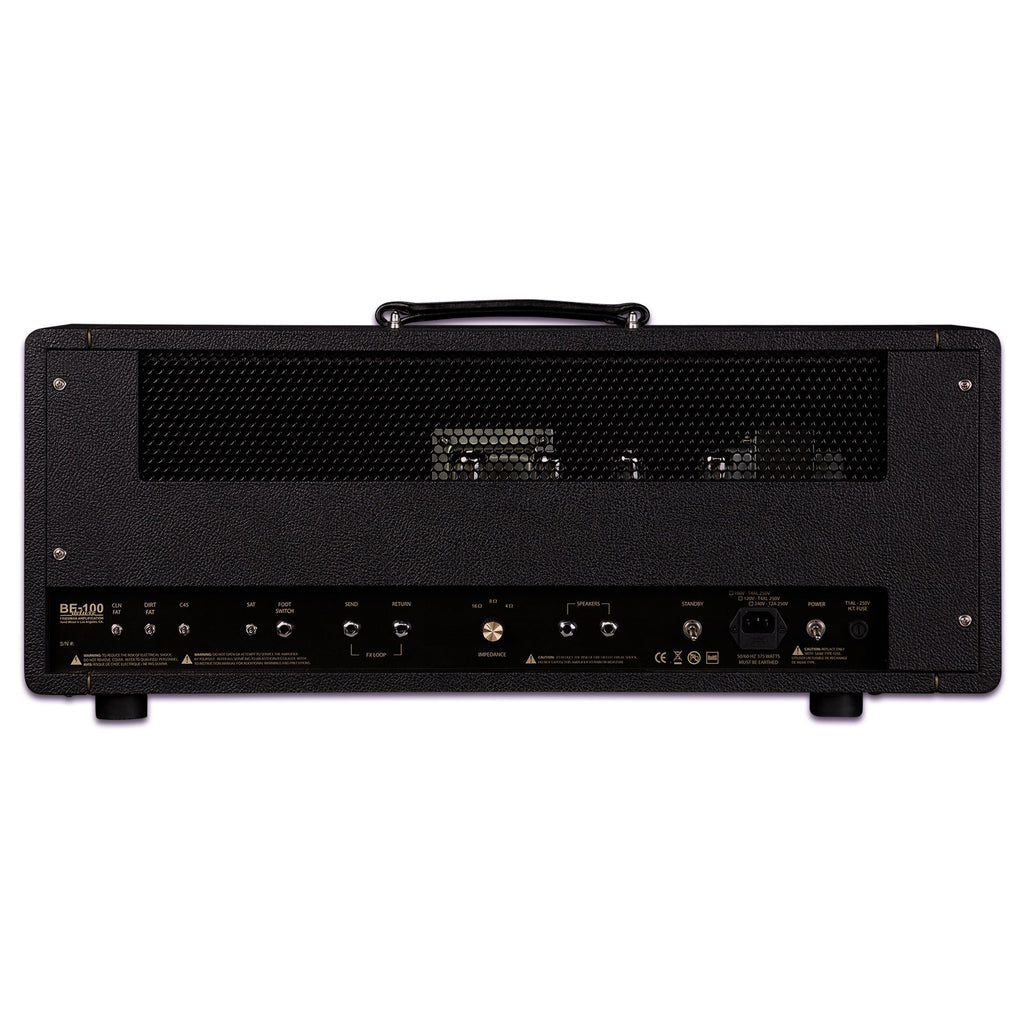 Friedman BE-100 Deluxe 3-Channel 100-Watt Guitar Amplifier Head - View 2 | MusicMarket