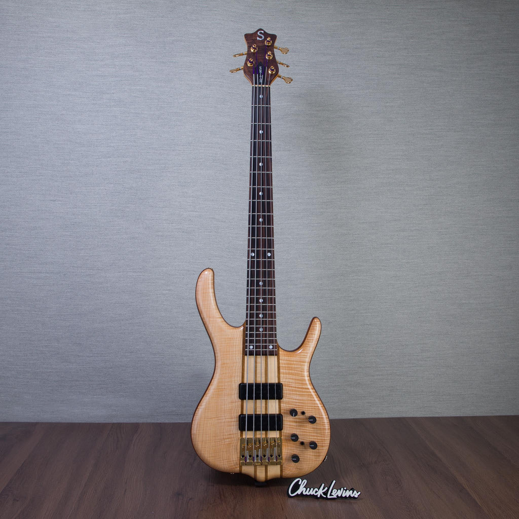 Ken Smith BSR-5WTE White Tiger Elite 5 3A Electric Bass Guitar - #5WTE708726 - View 2 | MusicMarket