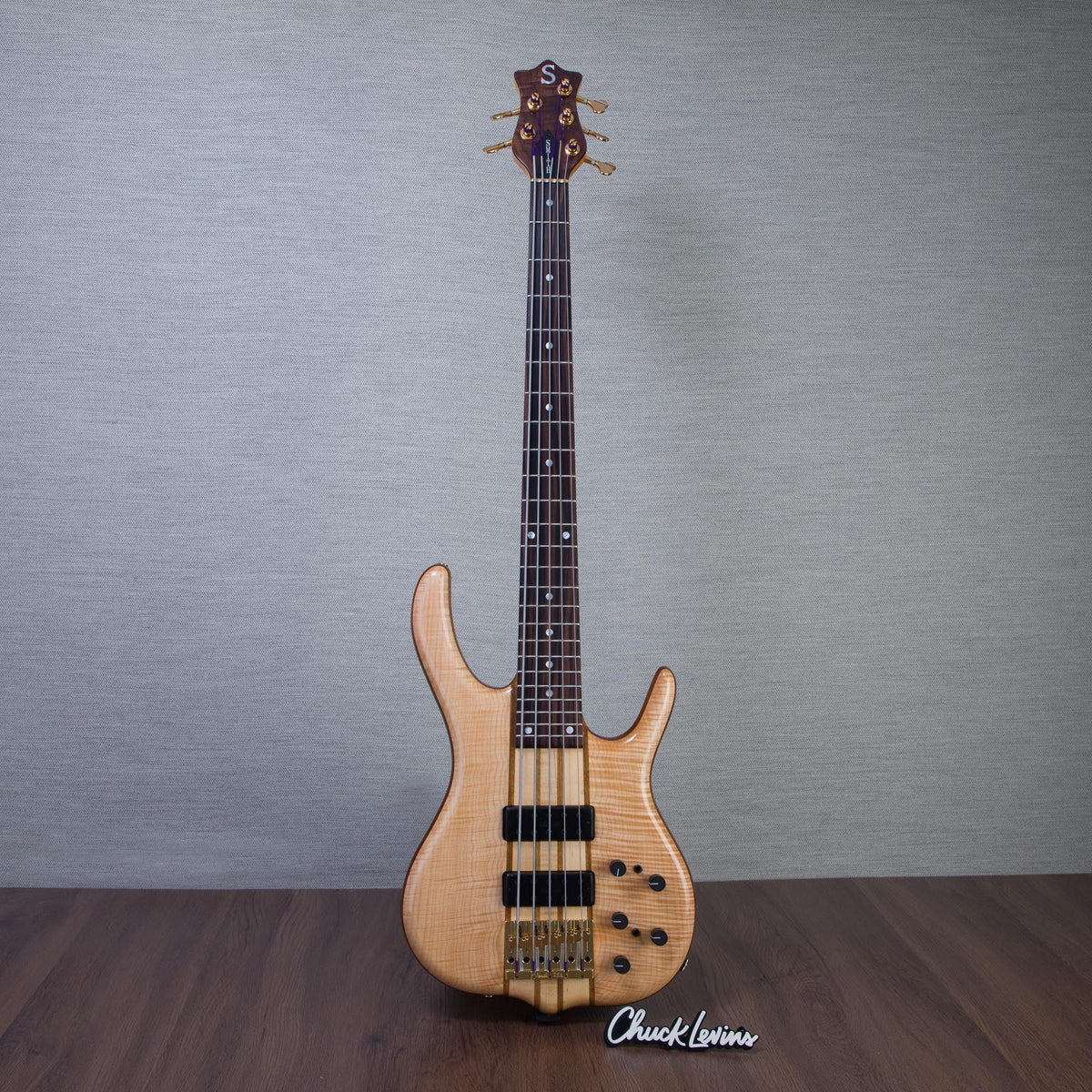 Ken Smith BSR-5WTE White Tiger Elite 5 3A Electric Bass Guitar - #5WTE708726 - View 2 | MusicMarket