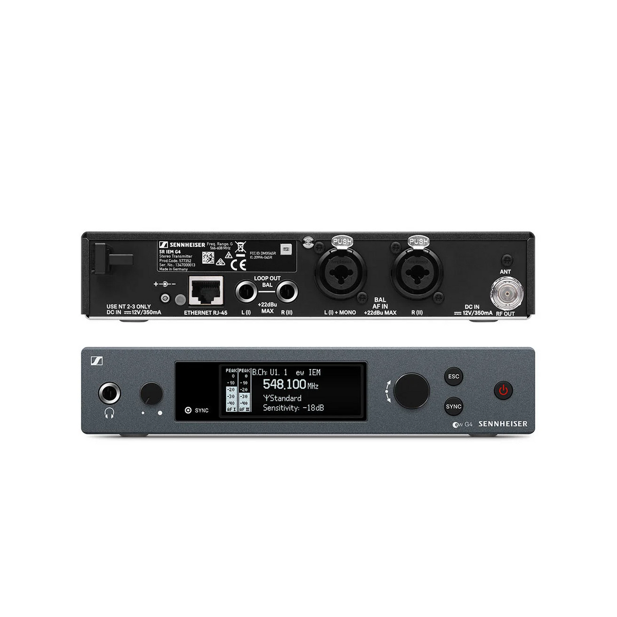 Sennheiser EW IEM G4 A1 Wireless In-Ear Monitor System - A1 Band - View 2 | MusicMarket