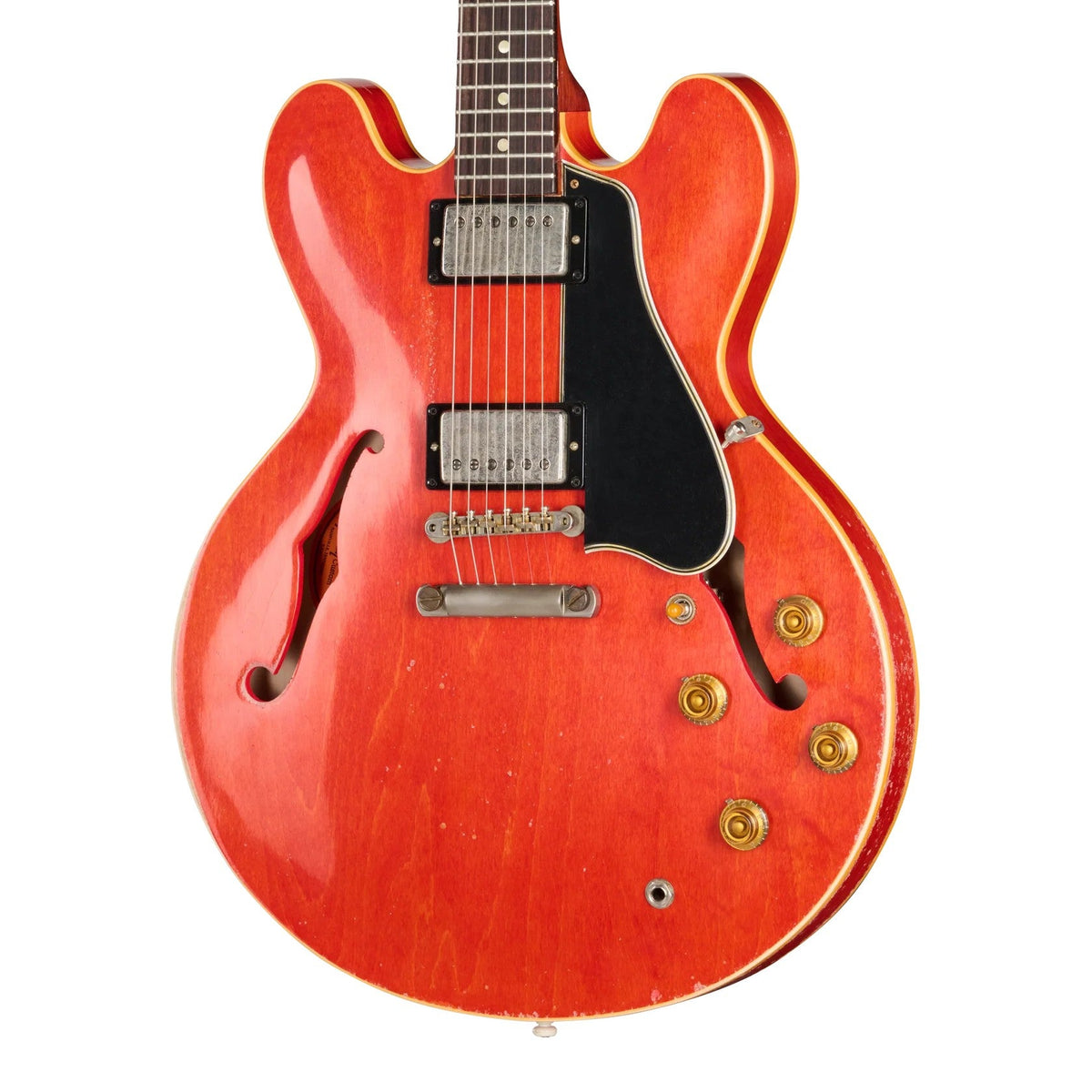 Gibson Custom Shop Murphy Lab 1958 ES-335 Heavy Aged Semi-Hollowbody Electric Guitar - Watermelon - View 3 | MusicMarket