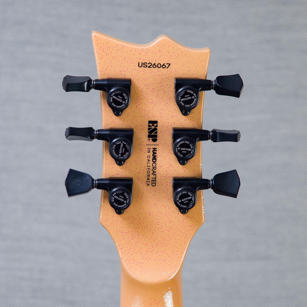 ESP USA Eclipse Electric Guitar - Peach Sparkle - #US26067 - View 7 | MusicMarket