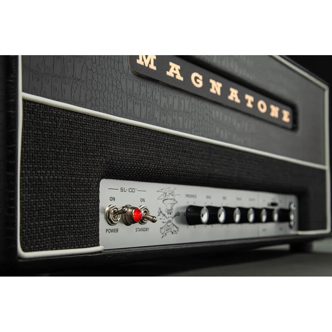Magnatone Blackout Series Slash SL-100 100-Watt Signature Guitar Amplifier Head - View 5 | MusicMarket