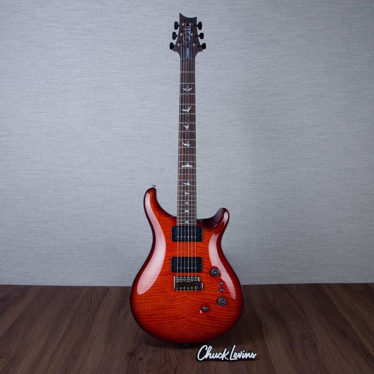 PRS Limited Edition Custom 24-08 10-Top Electric Guitar - Fire Red Burst - #0424105 - View 2 | MusicMarket