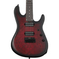 Sterling By Music Man 7-string Jason Richardson Signature Electric Guitar - Dark Scarlet Burst Satin - MusicMarket
