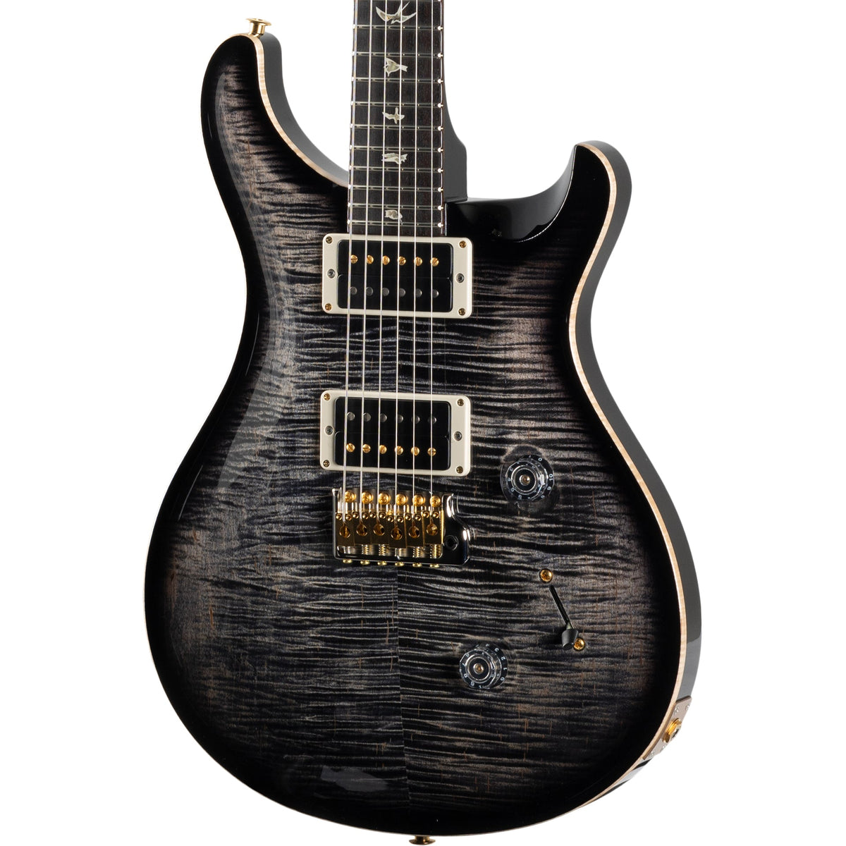 PRS Custom 24 10 Top Electric Guitar, Charcoal Burst - View 7 | MusicMarket