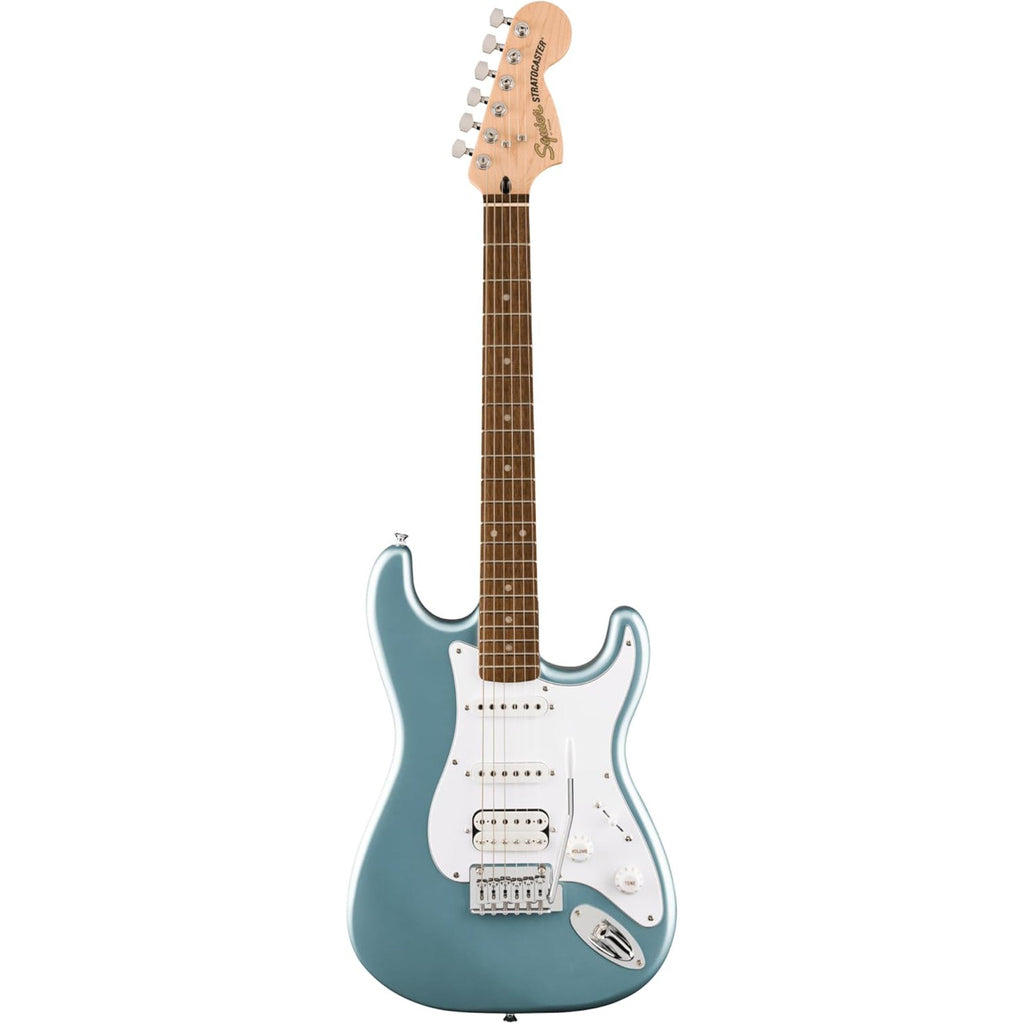 Squier Affinity Series Stratocaster Junior HSS Electric Guitar - Laurel Fingerboard, Ice Blue Metallic - View 2 |