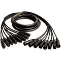 Mogami Gold 8 Channel Analog Snake Cable, 8x XLR Male to 8x XLR Female - 5' - MusicMarket