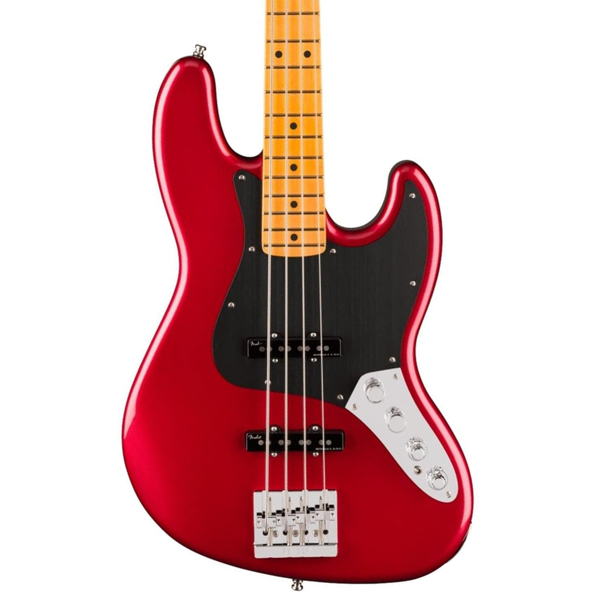Fender American Ultra II Jazz Bass - Sinister Red, Maple Fingerboard - MusicMarket