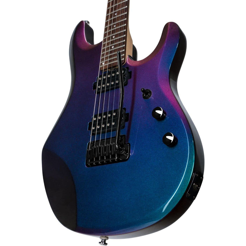 Sterling by Music Man JP60 John Petrucci Guitar - Mystic Dream, Black Hardware - View 5 | MusicMarket