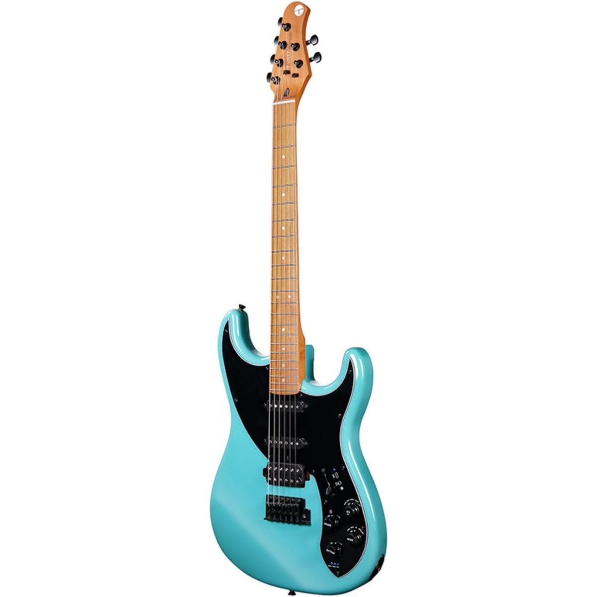 Tyma E7 Smart Guitar HSS Electric Guitar - Bay Blue - View 4 | MusicMarket