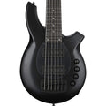 Ernie Ball Music Man Bongo 6 Bass Guitar, Stealth Black - MusicMarket
