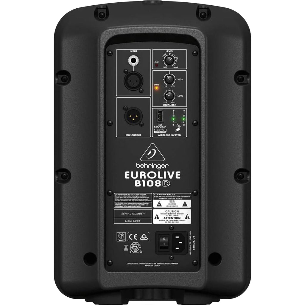 Behringer Eurolive B108D 300W 8” Powered Speaker - View 3 | MusicMarket
