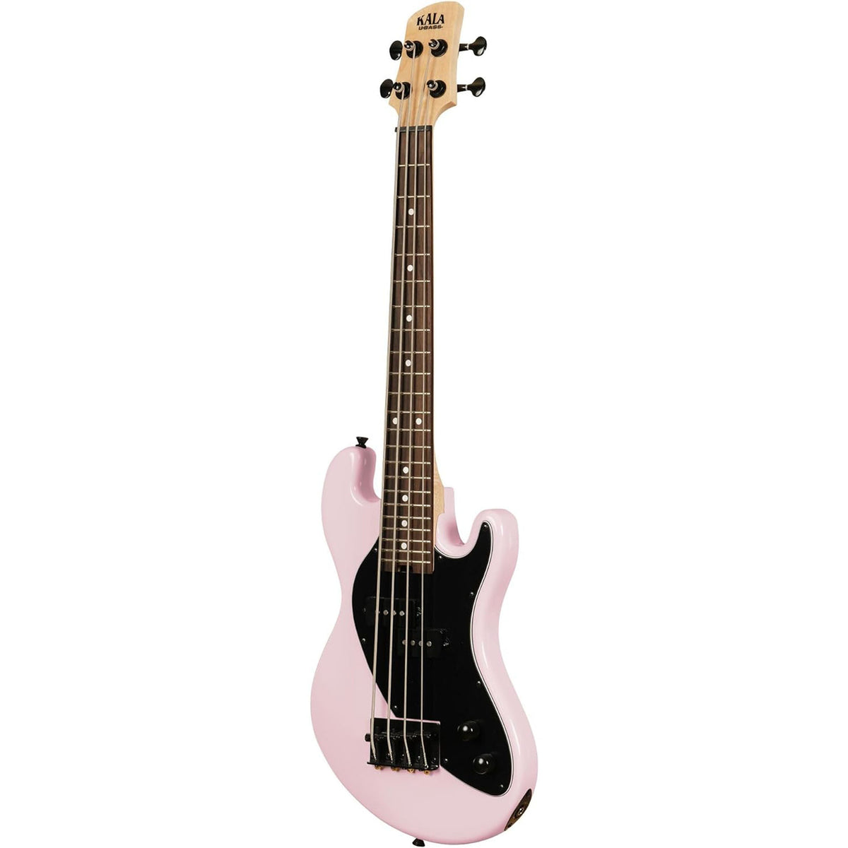 Kala Solidbody U-Bass Electric Bass Guitar - Pale Pink - View 3 | MusicMarket