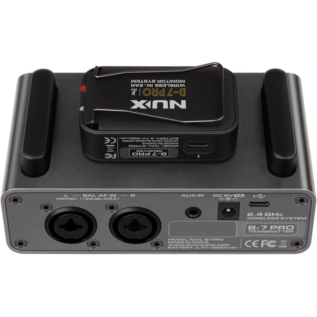 NUX B-7Pro Wireless In-ear Monitoring System - 2.4GHz - View 4 | MusicMarket