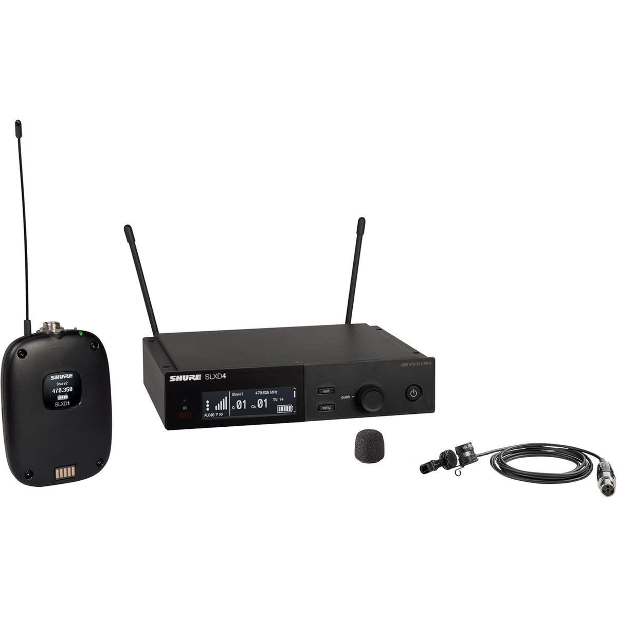 Shure SLXD124/85M Digital Wireless Combo Microphone System - G58 Frequency - MusicMarket