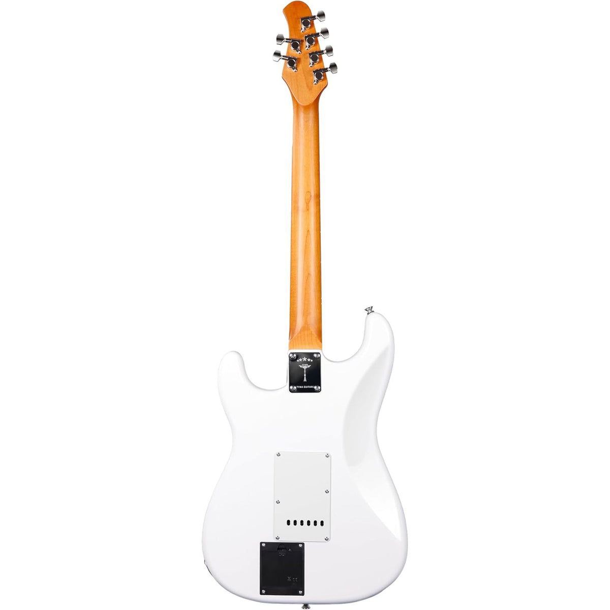 Tyma Guitars E7 Smart Guitar All-In-One Guitar - Snow Feather White - View 3 | MusicMarket