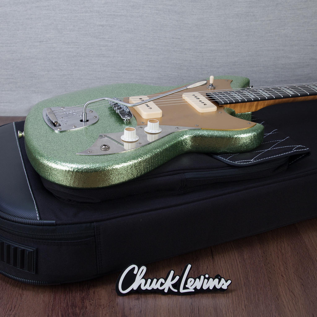 Novo Guitars Serus J Electric Guitar - Coke Bottle Green Sparkle - #26724 - View 9 | MusicMarket