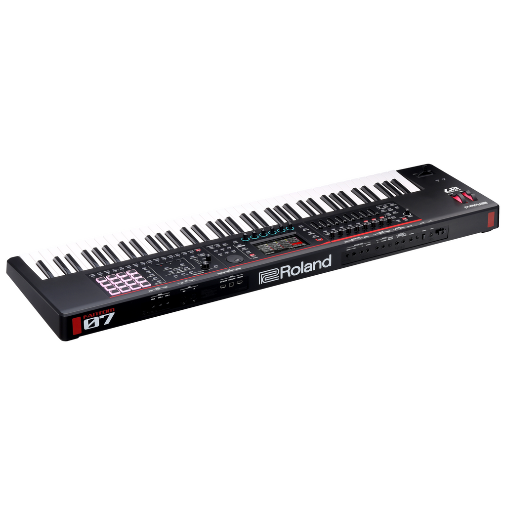 Roland FANTOM-07 Music Workstation Synthesizer Keyboard - Mint, Open Box - View 4 | MusicMarket