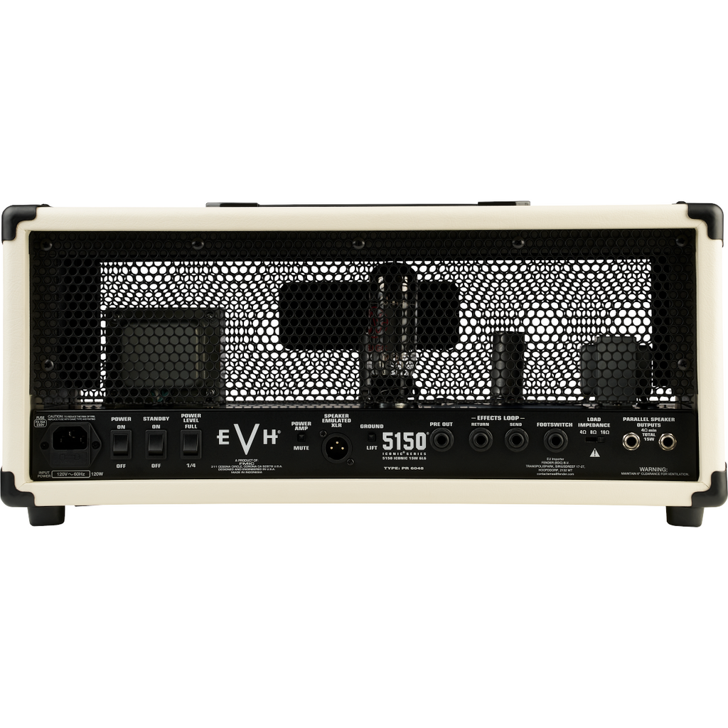 EVH 5150 Iconic Series 15-Watt 6L6 Amplifier Head - Ivory - View 2 | MusicMarket