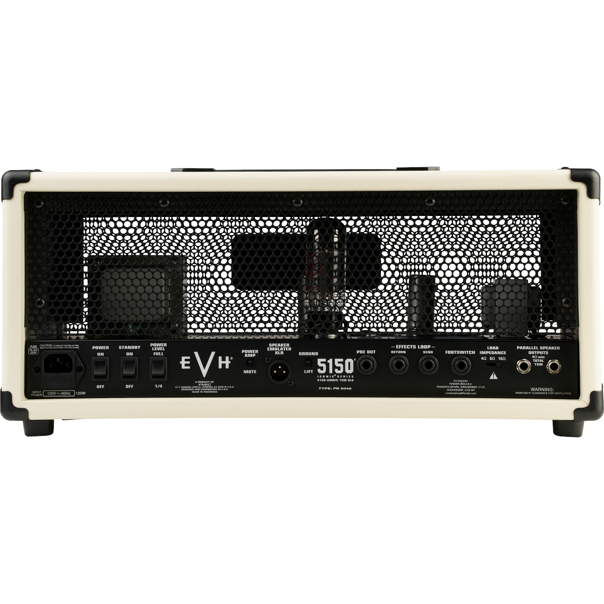 EVH 5150 Iconic Series 15-Watt 6L6 Amplifier Head - Ivory - View 2 | MusicMarket