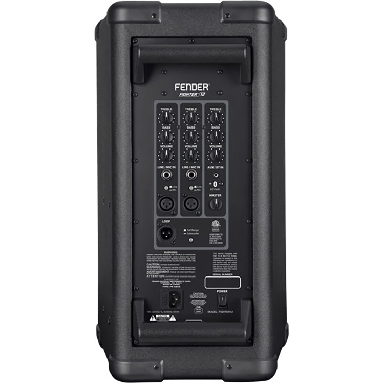 Fender Fighter 12" 2-Way Powered Speaker, 120V - View 4 | MusicMarket