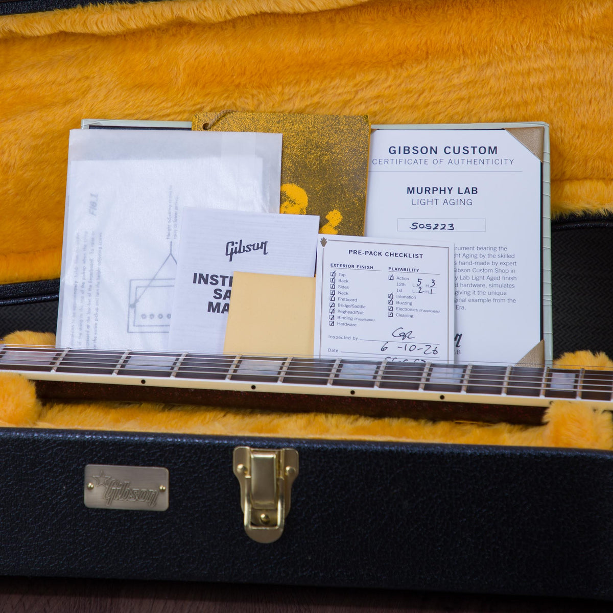 Gibson Custom Shop Murphy Lab 63' SG Custom 3-Pickup Maestro Electric Guitar - Light Aged Brunswick Wild Berry -