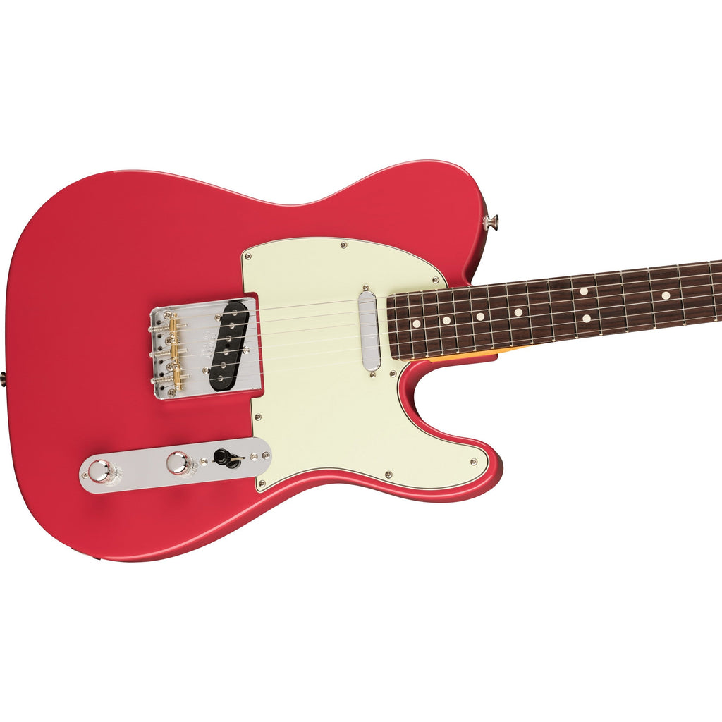 Fender American Professinal Classic Telecaster Electric Guitar, Rosewood Fingerboard - Faded Dakota Red - View 4 |