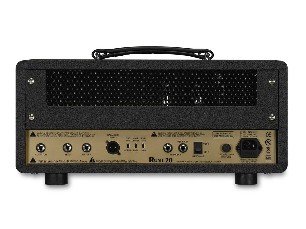 Friedman Runt 20 20-Watt Guitar Amplifier Head - View 2 | MusicMarket