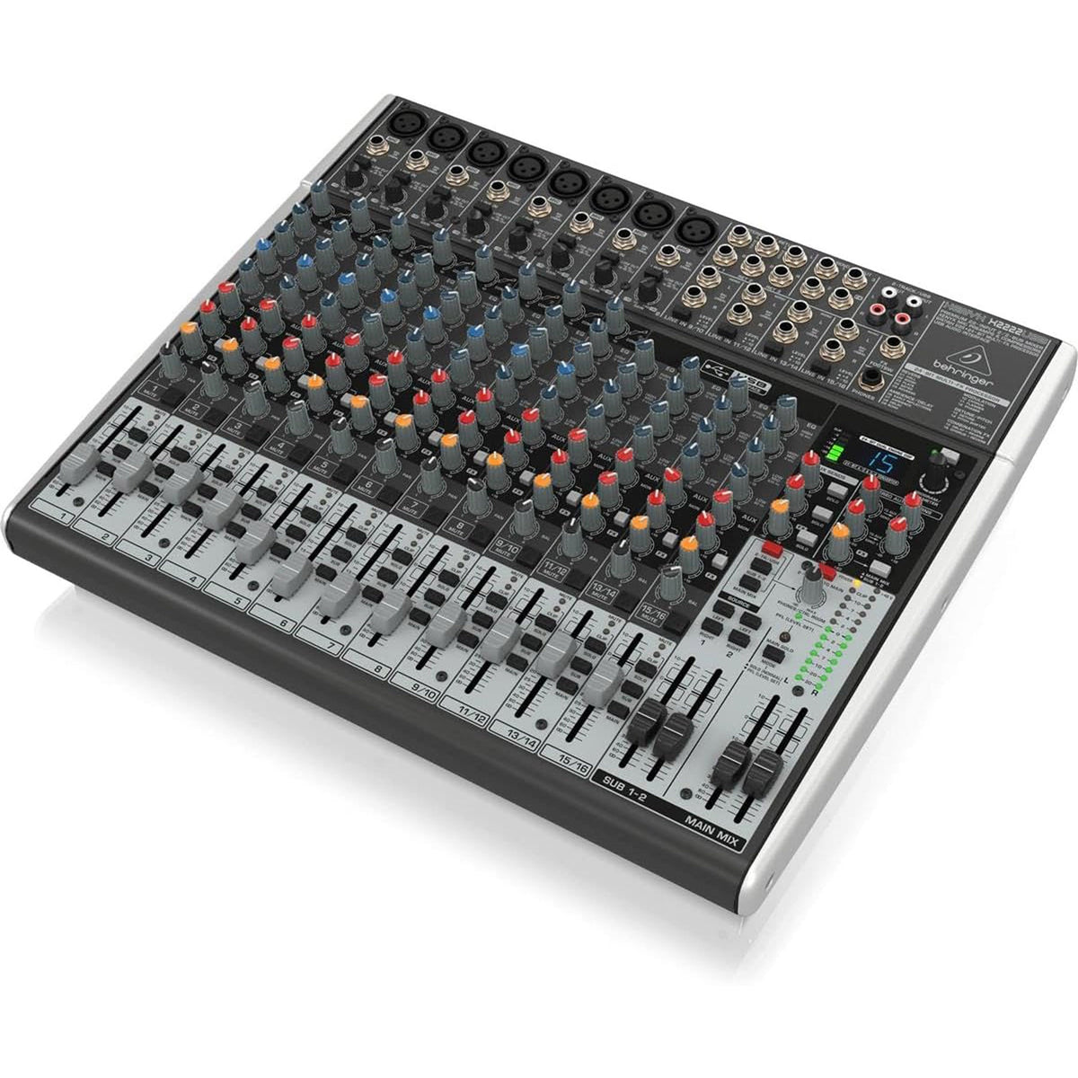 Behringer Xenyx X2222USB Mixer with USB and Effects - View 3 | MusicMarket