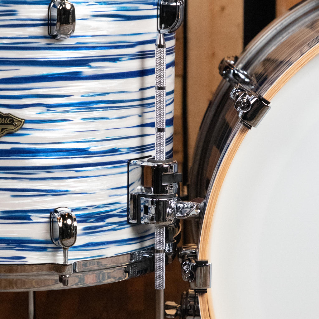 Tama Starclassic Walnut/Birch 5-Piece Shell Pack - Blue and White Oyster - View 6 | MusicMarket