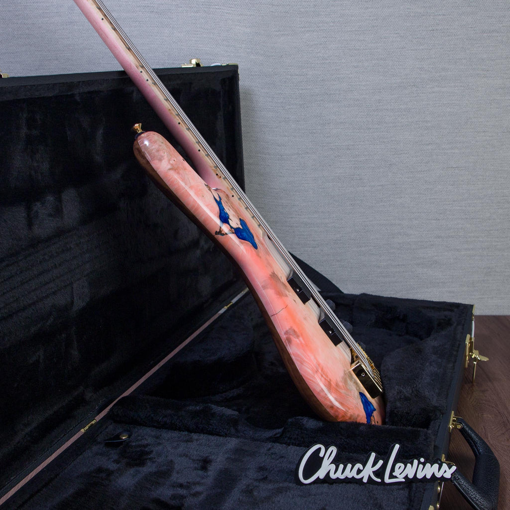 Spector USA Custom NS-5 5-String Electric Bass Guitar - Pinkish Hue - CHUCKSCLUSIVE - #2266 - View 9 | MusicMarket