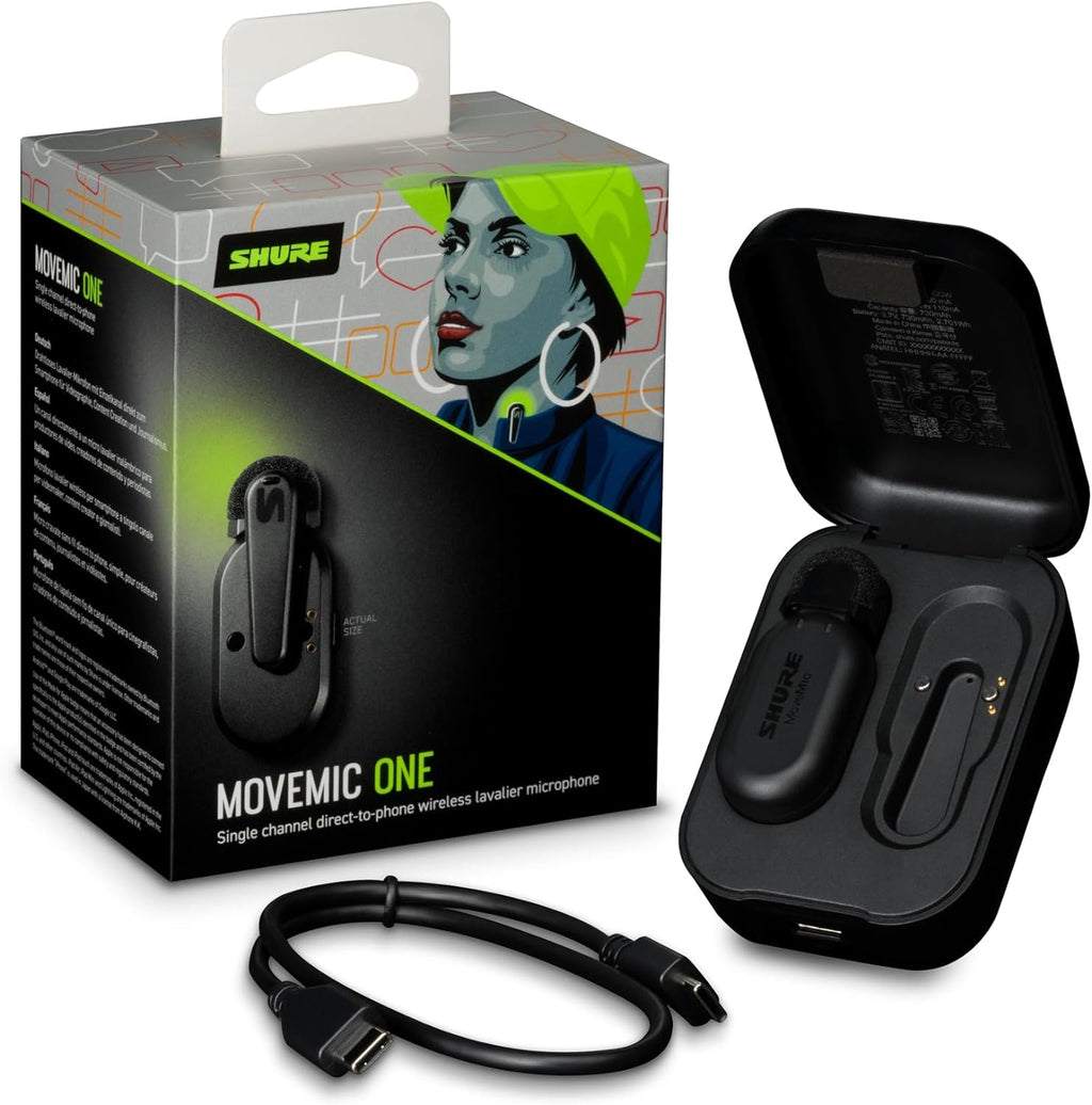 Shure MoveMic One 1-Person Clip-On Wireless Microphone System - View 2 | MusicMarket