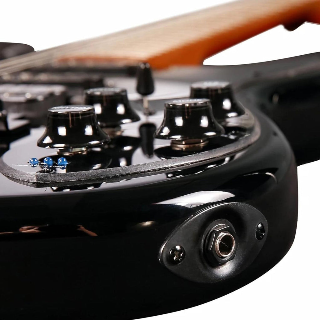 Tyma Guitars E7 Smart Guitar All-In-One Guitar - Moon Shadow Black - View 6 | MusicMarket