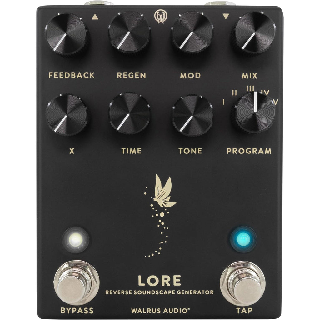 Walrus Audio Lore Reverse Soundscape Generator - Black - MusicMarket
