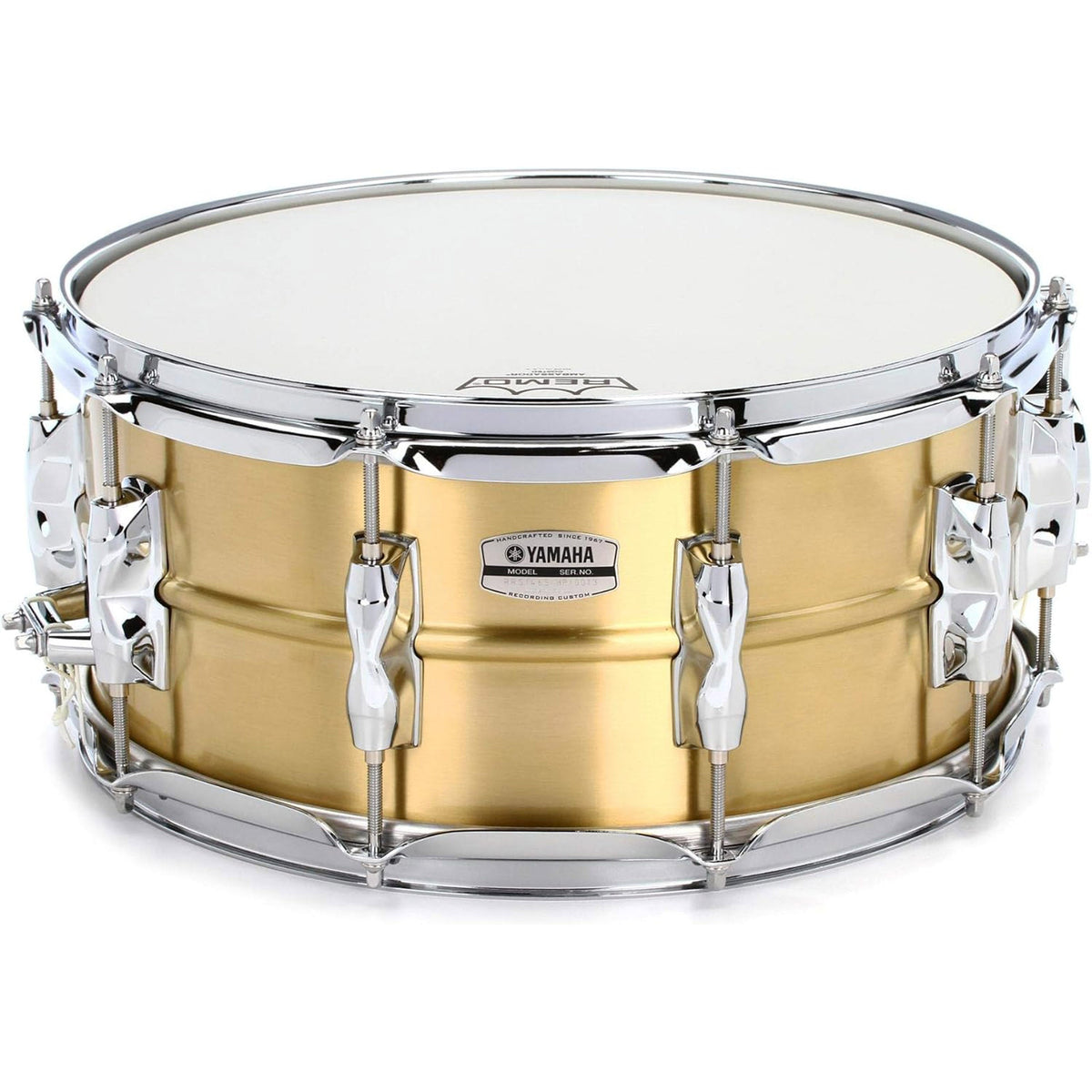 Yamaha RRS-1465 Recording Custom Brass Snare Drum - 6.5x14” - Brushed - MusicMarket
