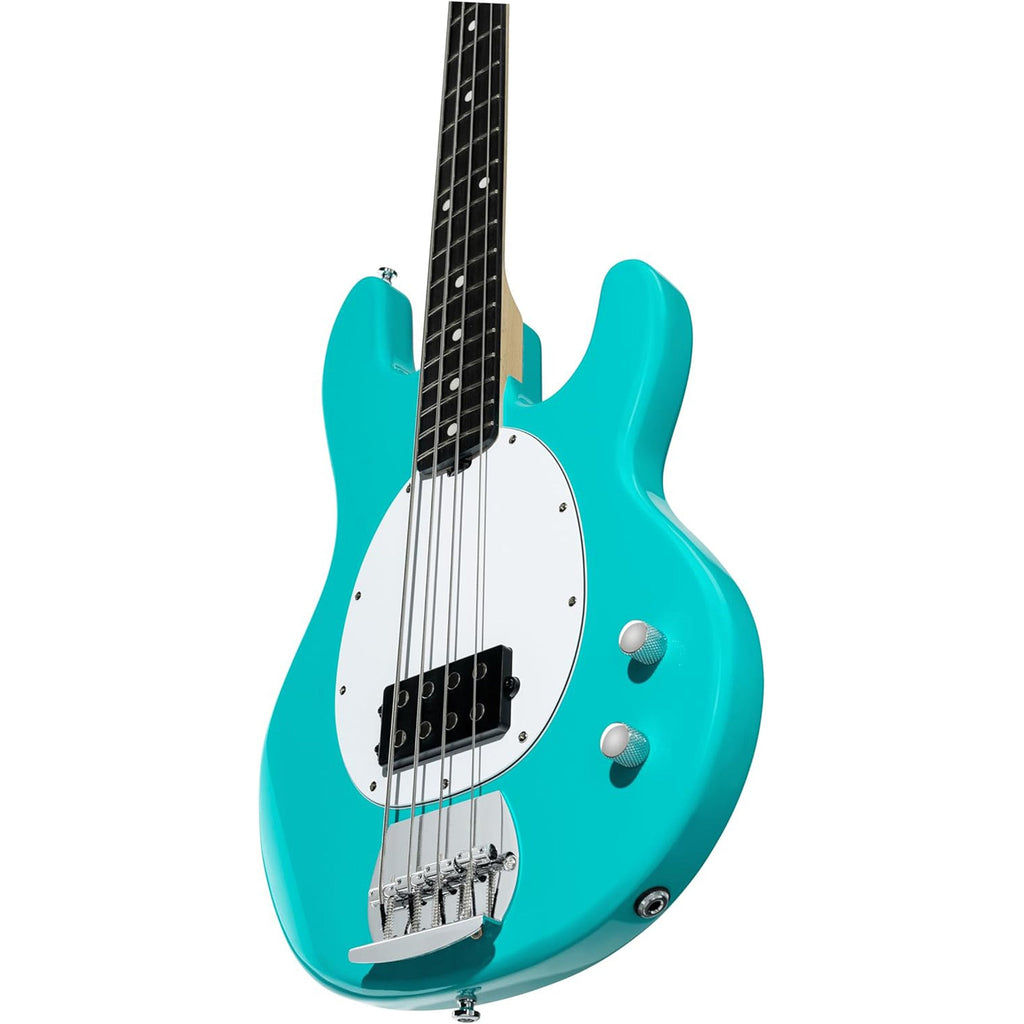 Sterling By Music Man Intro Series Stingray Bass Guitar - Electric Blue - View 4 | MusicMarket
