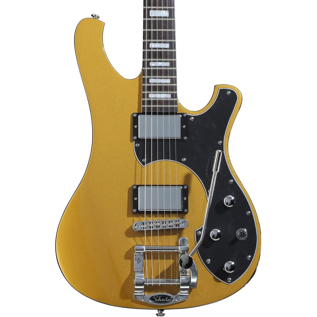 Schecter Stargazer 6 Vibrato Electric Guitar - Metallic Gold - MusicMarket