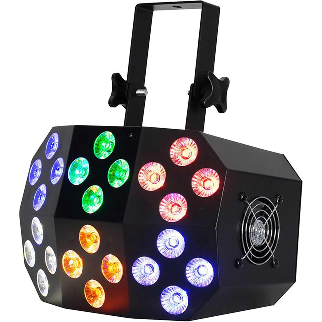 Eliminator Lighting Mega Wash RGBWA+UV Wash Light with Effects - View 2 | MusicMarket
