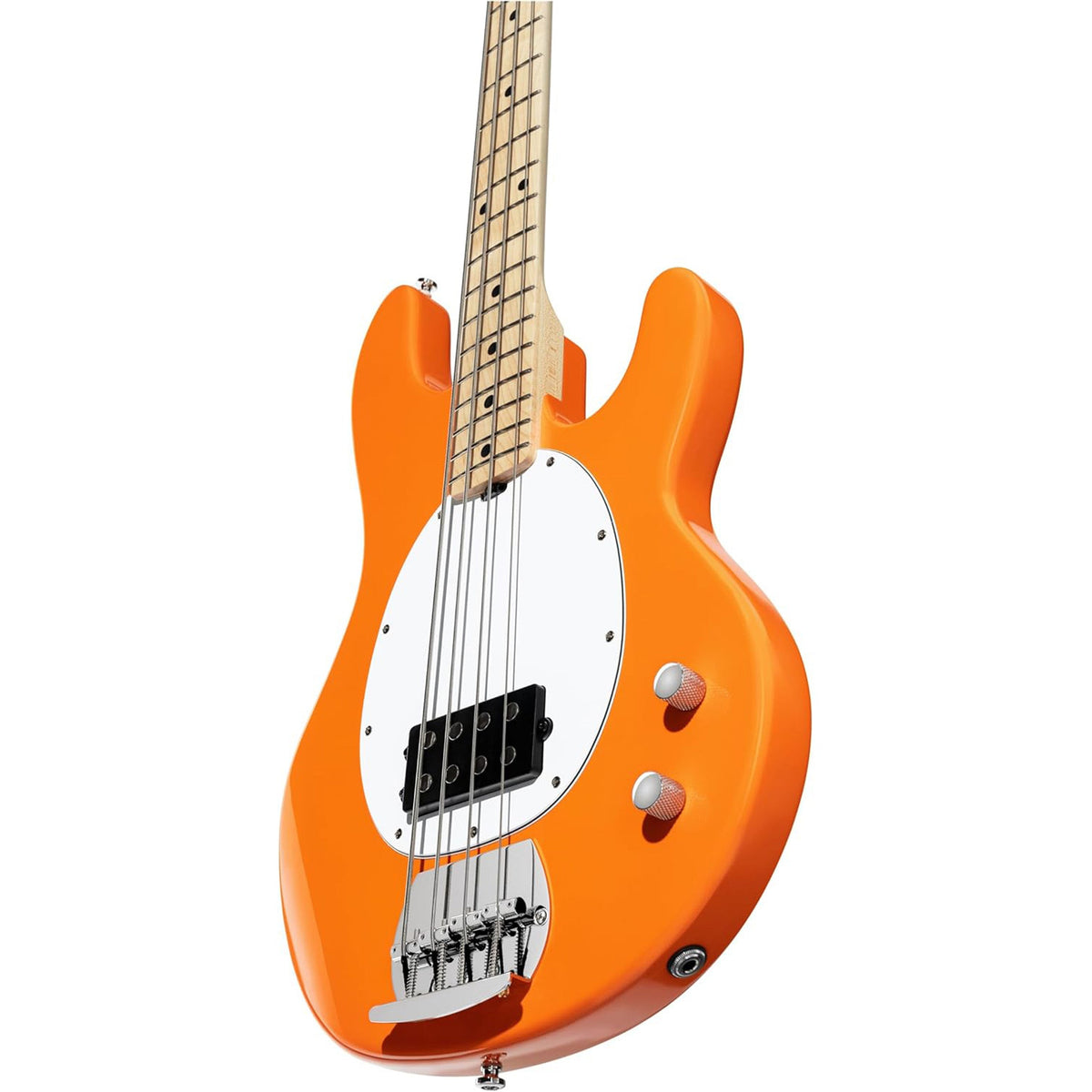 Sterling By Music Man Intro Series Stingray Bass Guitar - Sunrise Orange - View 5 | MusicMarket